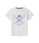 Hackett London Camiseta Diamond logo blanco