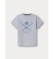 Hackett London Camiseta Diamond Logo Tee azul