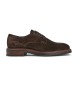 Hackett London Egmont Velvet braune Lederschuhe