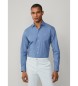 Hackett London Camisa ESS GMD Poplin azul