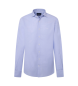 Hackett London Maglia blu dalla texture essenziale