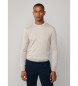 Hackett London Gmd Merino beige tröja