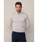 Hackett London Gmd Crew beige Pullover