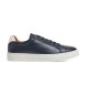 Hackett London Zapatillas de piel Hackney Classic marino