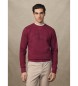 Hackett London Felpa Heritage bordeaux
