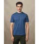 Hackett London T-shirt con logo Classic Fit blu