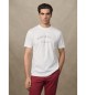 Hackett London T-shirt classica con logo bianco