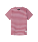 Hackett London T-shirt Heritage H Stripe czerwony