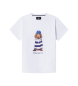 Hackett London T-shirt Harry Heritage blanc