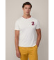 Hackett London Heritage Number T-shirt vit