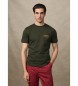 Hackett London Heritage Rally Pocket T-shirt grön