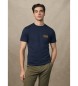 Hackett London Heritage Rally Pocket T-shirt marinbl