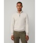 Hackett London Honeycomb beige tröja