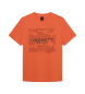 Hackett London T-shirtHs Camo Grafik orange