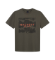 Hackett London T-shirtHs Camo Graphic grøn