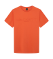 Hackett London Hs Geprägtes T-shirt orange