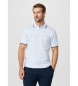 Hackett London Polo con logo fit cl�sico blanco