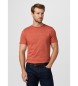 Hackett London T-shirt met klassiek logo oranje