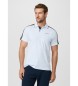 Hackett London Polo con cinta fit cl�sico blanco