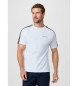 Hackett London T-shirt met witte classic fit-band
