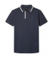 Hackett London Granatowa koszulka polo Hs Tech