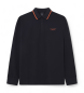 Hackett London Koszulka polo Hs Tipped czarna