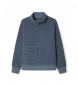 Hackett London Sweatshirt Tasche navy