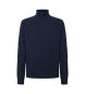 Hackett London Pulover Lw Cable Hzip navy