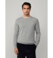 Hackett London Camisola Merino cinzenta