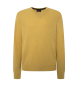 Hackett London Pull Cash Mix V en mrinos jaune