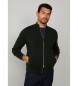 Hackett London Cardigan Milano verde scuro