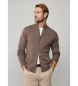 Hackett London Cardigan Milano marrone