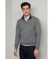Hackett London Mikina New Double gray