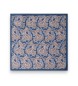 Hackett London Marineblauwe pochet met paisleymotief