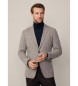 Hackett London Performance Flan Ep beige blazer