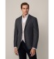 Hackett London Blazer Performance Flan Ep grau