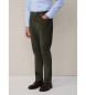 Hackett London Pigment Cord trousers green