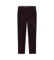 Hackett London Pigment Cord maroon chino trousers