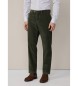 Hackett London Pantalón chino Pigment Cord verde