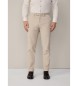 Hackett London Calças chino Pigment Cord off white