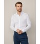 Hackett London Camicia Piqué Bianca