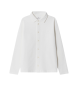 Hackett London Chemise Pique LS blanc