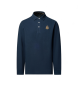 Hackett London Polo z d?ugim r?kawem Crest granatowe