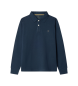 Hackett London Polo de manga longa Small Logo marinho