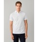 Hackett London Polo Slim Fit Logo białe
