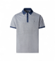 Hackett London Polo Two Tone szary, niebieski