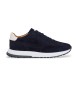 Hackett London Sneakers Rapid Chad in pelle blu navy