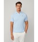 Hackett London Polo Logo Slim Fit blauw