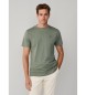 Hackett London T-shirt with logo fit classic green