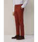 Hackett London Bruine chino broek met structuur